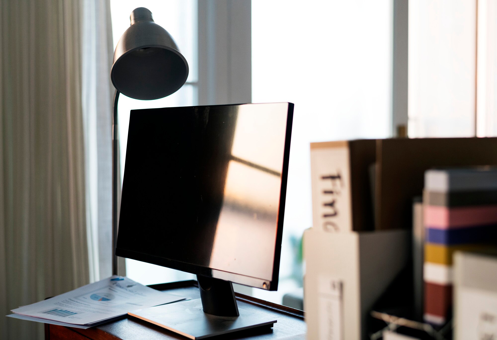 Monitor e spazio ordinato